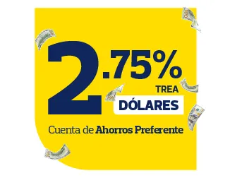 ¡Aquí en Tu Otro Banco tus dólares sí crecen!